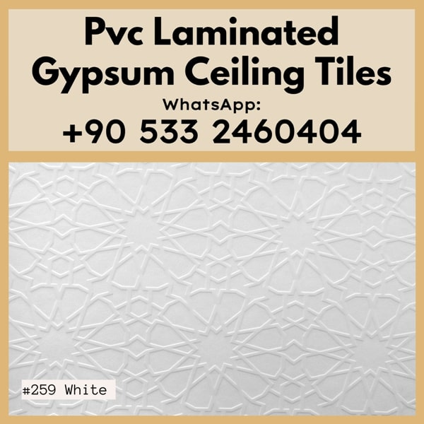 pvc gypsum ceiling board