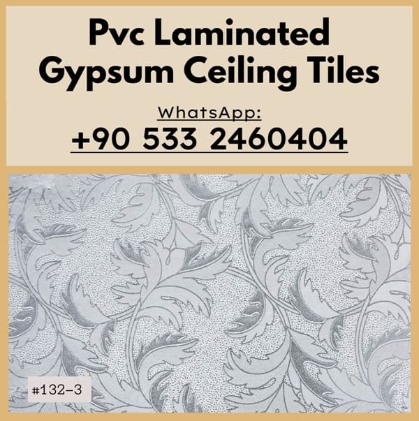 Vinyl Faced Gypsum Board Ceiling Tile