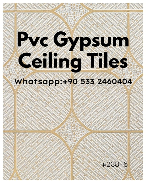 pvc gypsum ceiling tiles