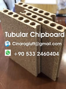 hollow core particle board