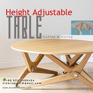 Adjustable Coffee Table To Dining Table Will Save Your Space With Decorative Touch