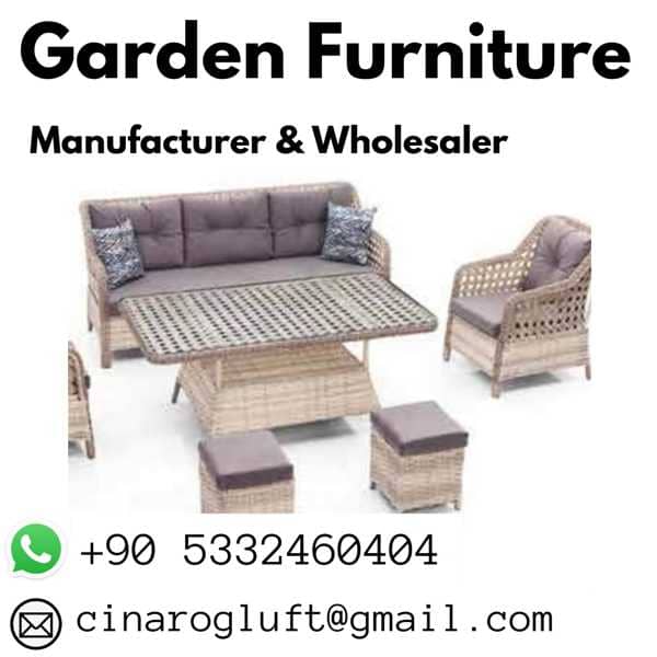 Outdoor Furniture Turkey Manufacturer