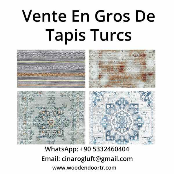 Vente en gros de tapis turcs