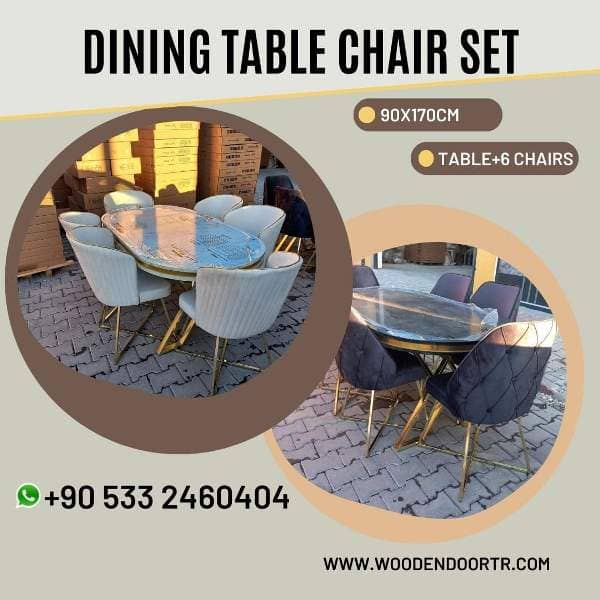 Dining Table Set For 6