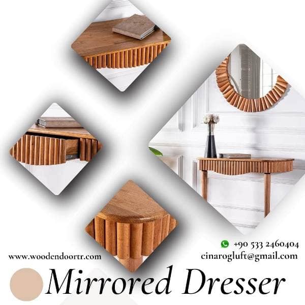 Mirrored Dresser Set