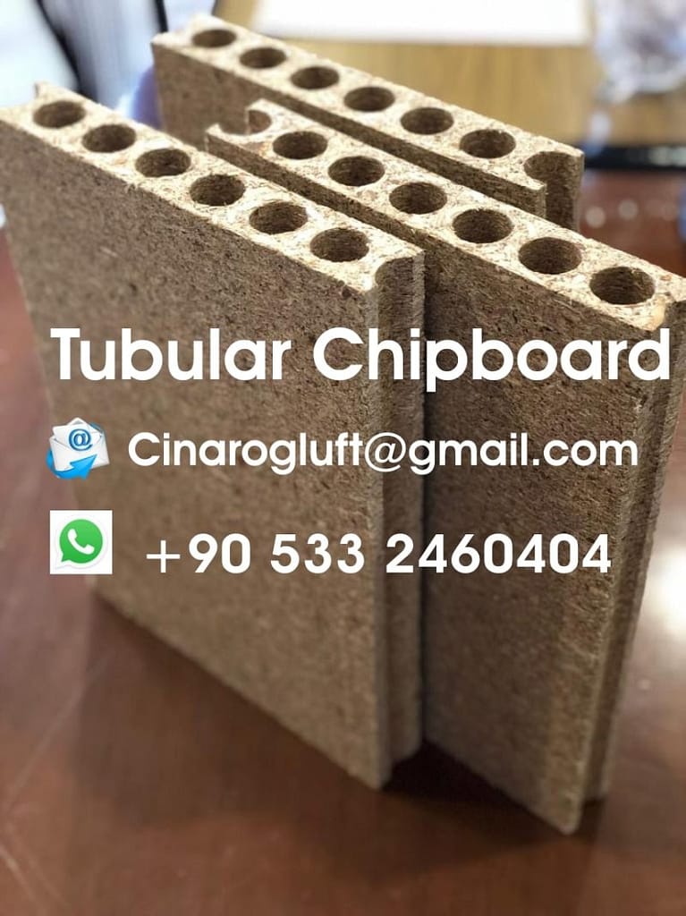 hollow core particle board